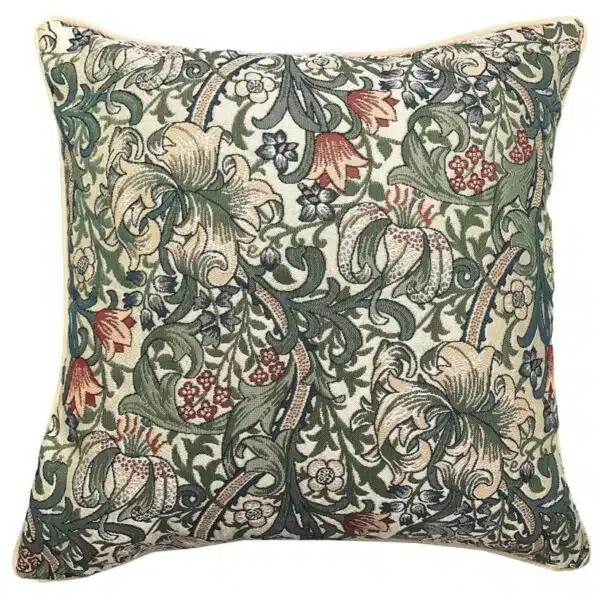 Kussenhoes â€“ Gouden Lelie â€“ Bloemen â€“ 45 cm