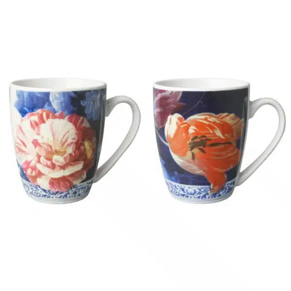 Mok Bloemen set De Heem en Mignon