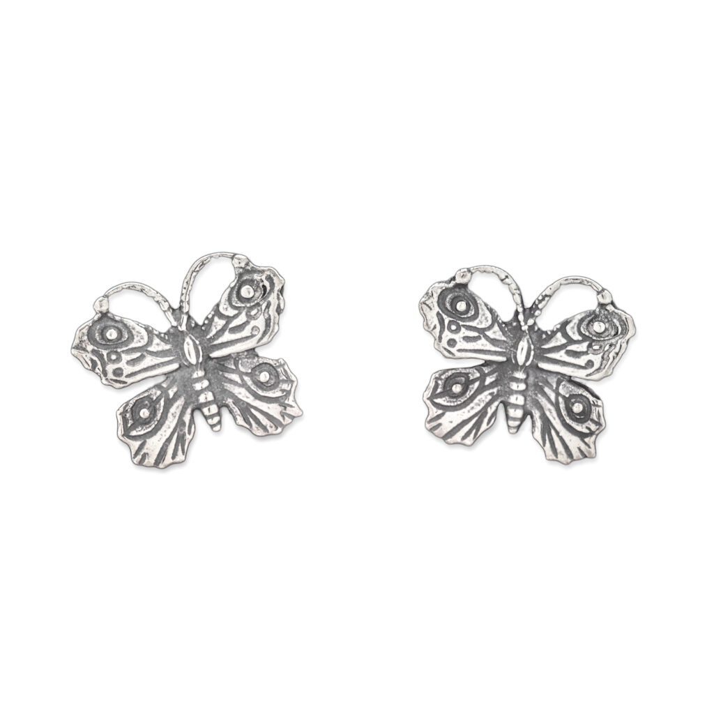 Oorbellen Sterling zilverVlinder