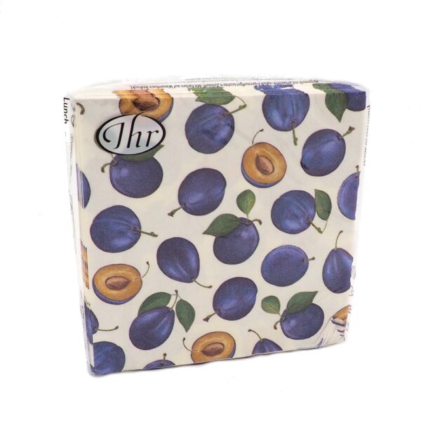 Servetten Lunch Plums Cream