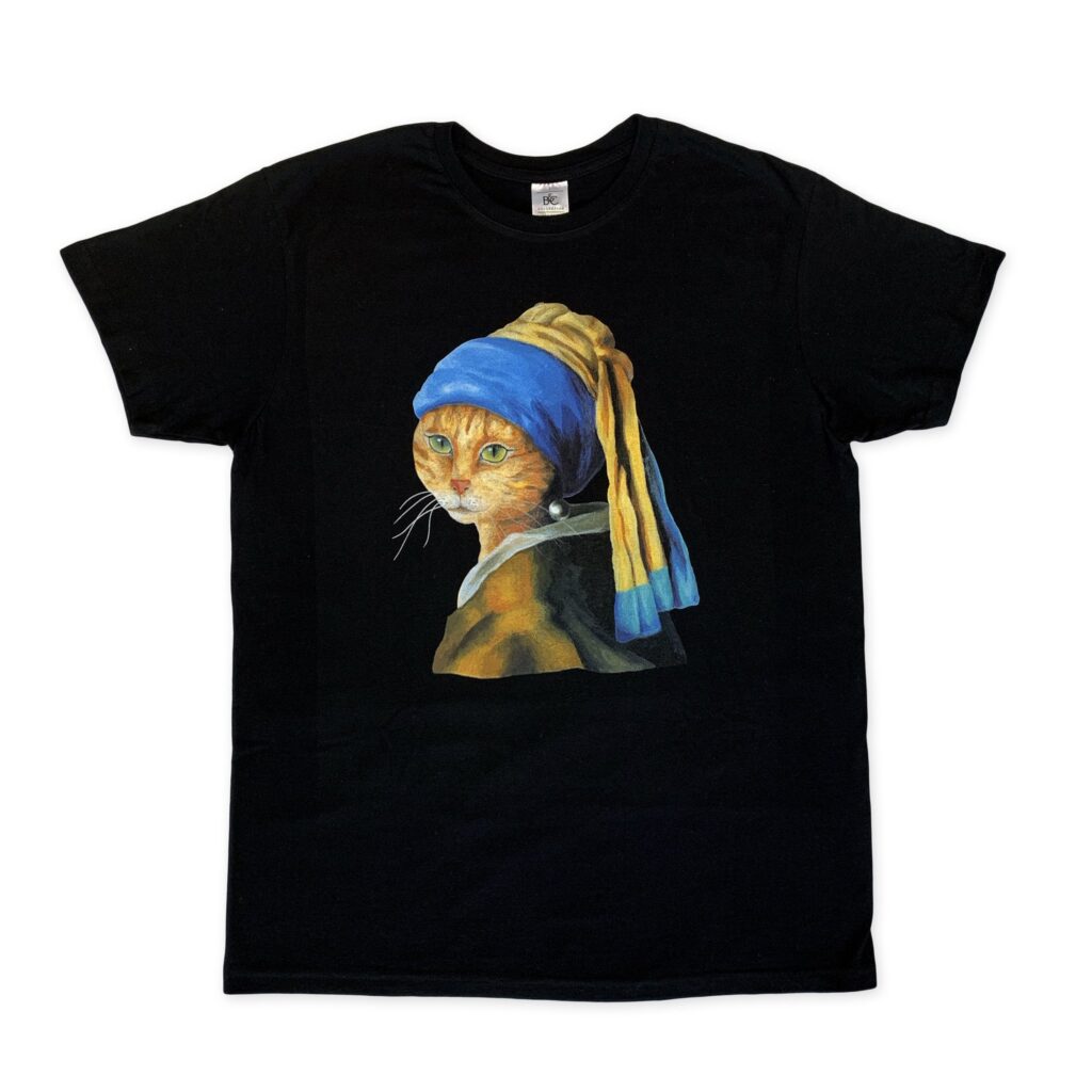T-shirt kat Vermeer Medium Unisex