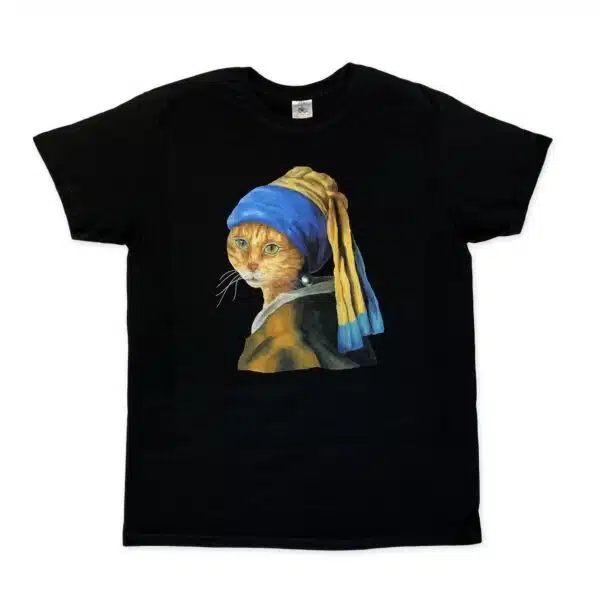 T-shirt kat Vermeer Medium Unisex
