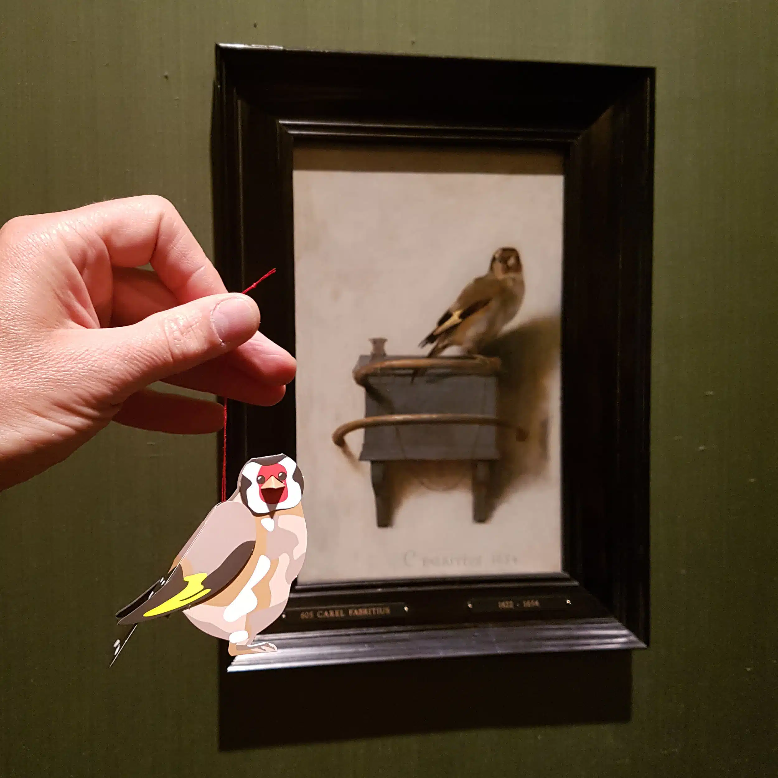 Puttertje vouwkaart met envelop