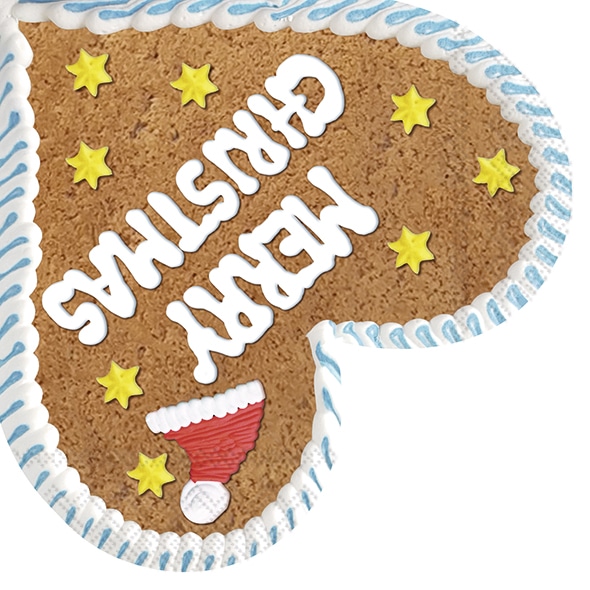 Servetten L YUMMY X-MAS brown