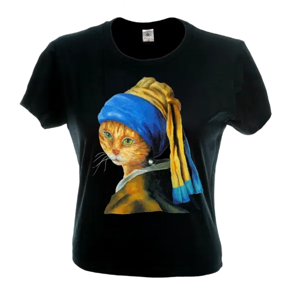 T-shirt kat Vermeer Medium Unisex