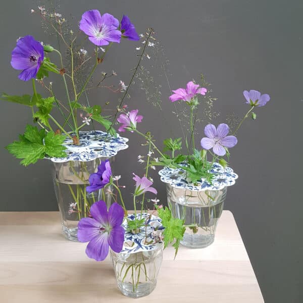 Bloemenroosters Delftsblauw