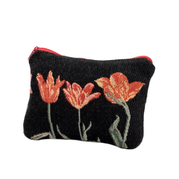 Etui Tulpenrij zwart