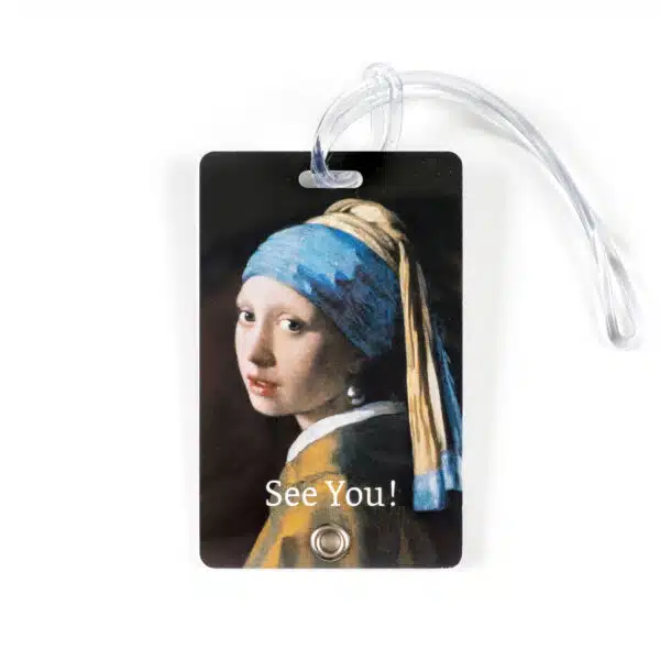 Kofferlabel Meisje met de Parel