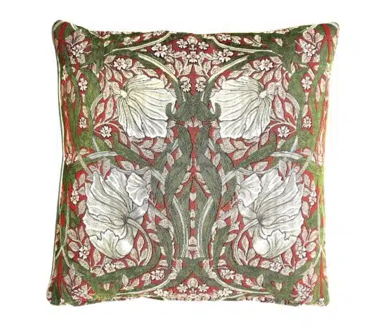 Kussenhoes Pimpernel en Thyme Rood William Morris