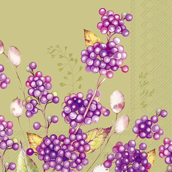 Servetten Bernadette - green