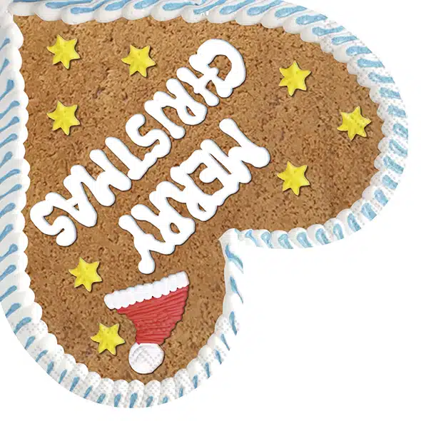 Servetten L YUMMY X-MAS brown