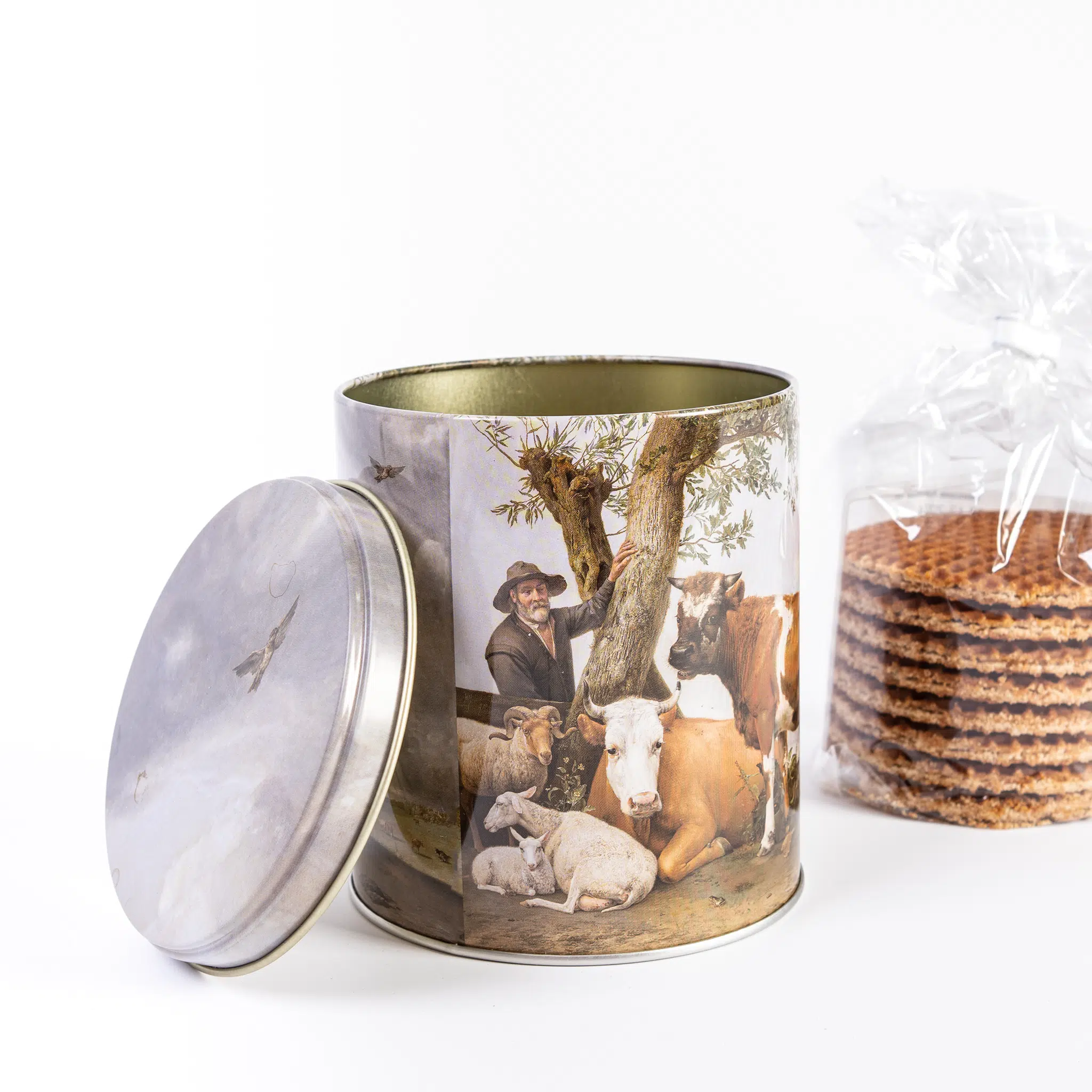 Stroopwafelblik De Stier