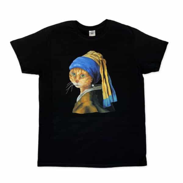 T-shirt kat Vermeer Large Unisex