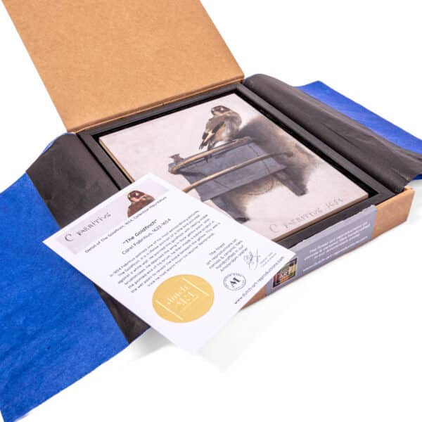 Tegel met lijst Het Putterje