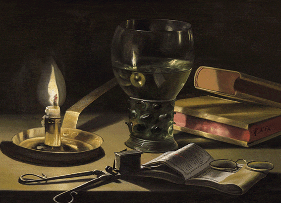 3D kaart Kaars - Claesz