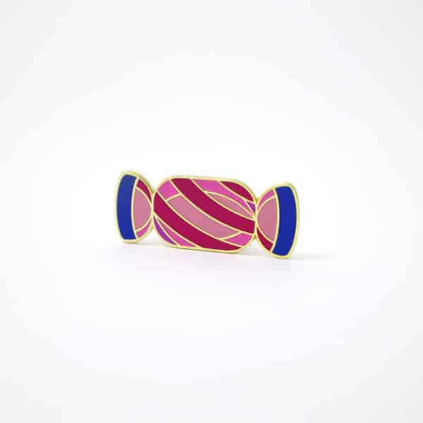 Broche cassis bleu (genummerd)