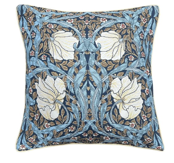 Kussenhoes Pimpernel en Thyme Blauw - William Morris