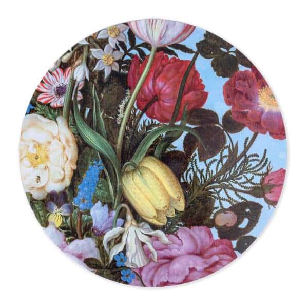 Placemat rond Bloemen Bosschaert detail