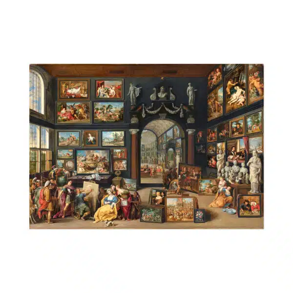 Poster Apelles schildert Campaspe