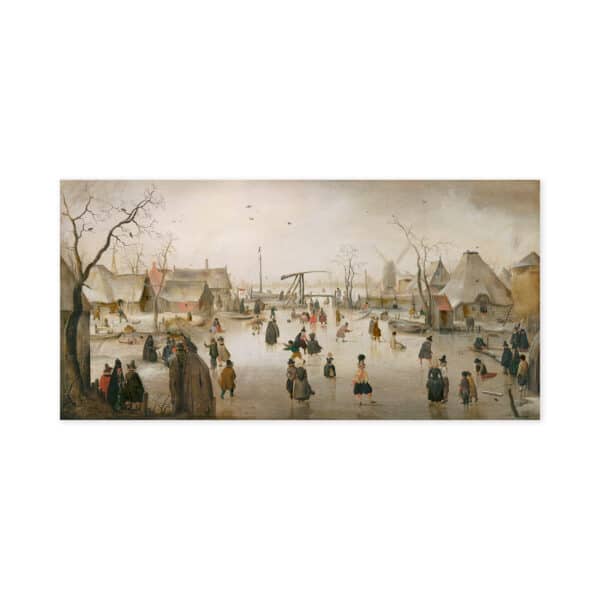 Poster groot IJsvermaak, Avercamp