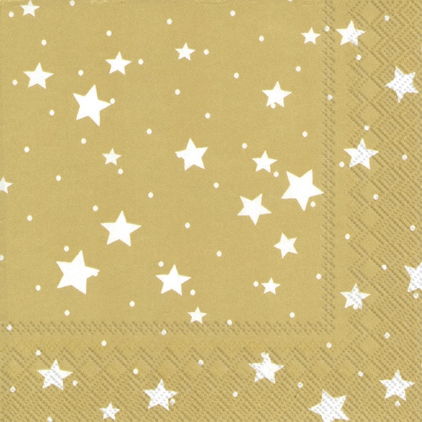 Servetten C Stella di Natale gold