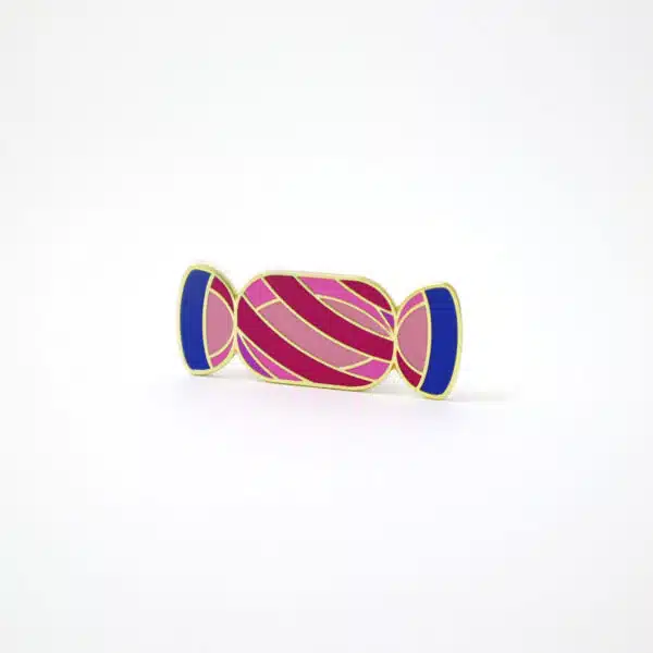 Broche cassis bleu (genummerd)