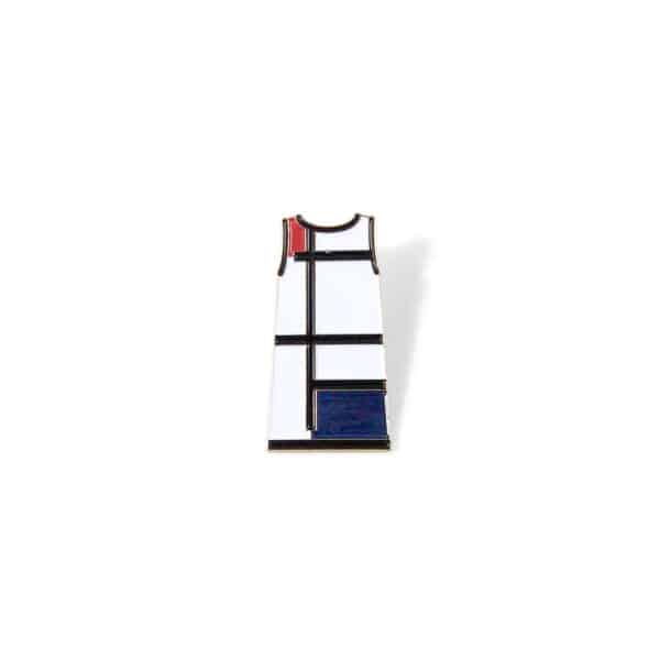 Broche Mondriaanjurk