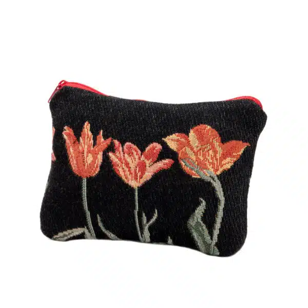 Etui Tulpenrij zwart
