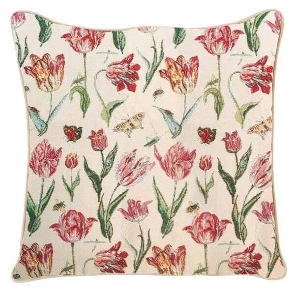 Kussenhoes, Jacob Marrel Tulp wit