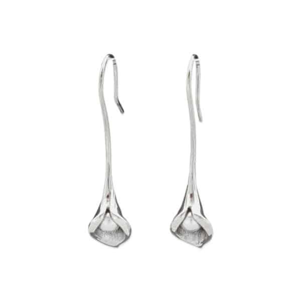 Oorbellen Callas lang Sterling zilver