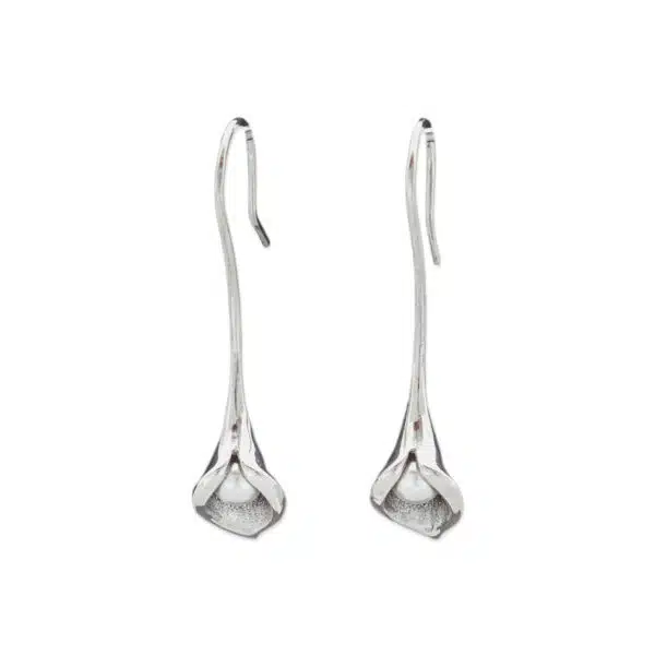 Oorbellen Callas lang Sterling zilver