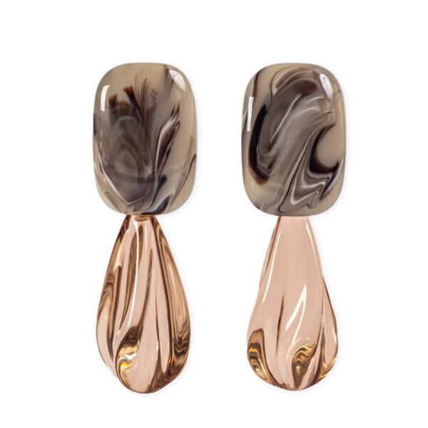 Oorbellen Champagne Druppel