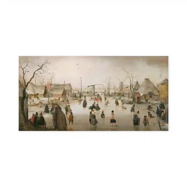 Poster groot IJsvermaak, Avercamp