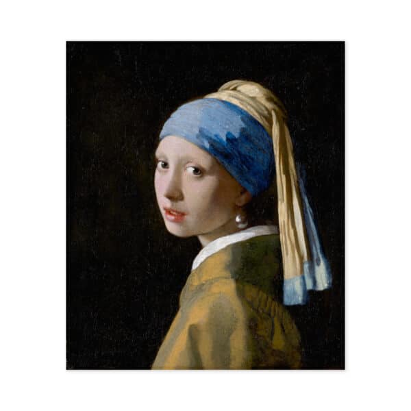 Poster klein Meisje met de Parel, Vermeer