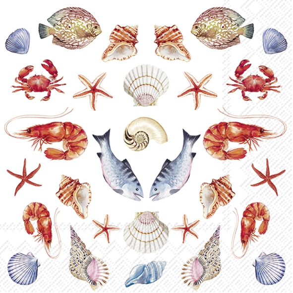 Servetten L Sea Potpourri