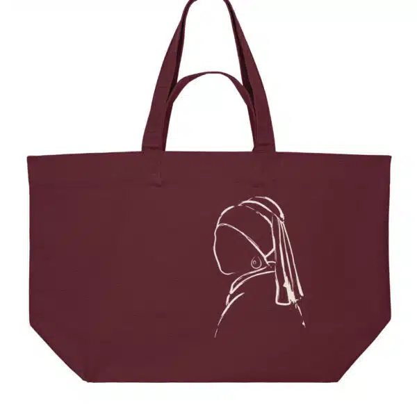 Tas canvas Meisje met de parel