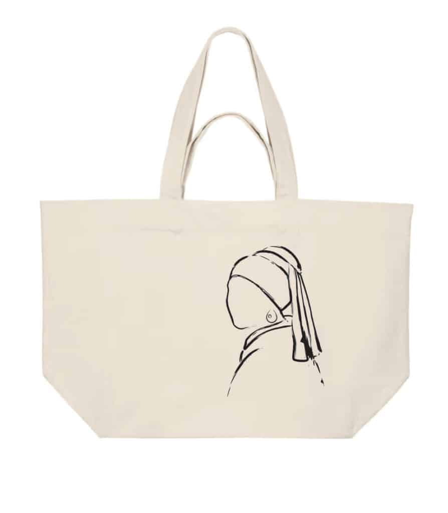 Tas canvas Meisje met de parel
