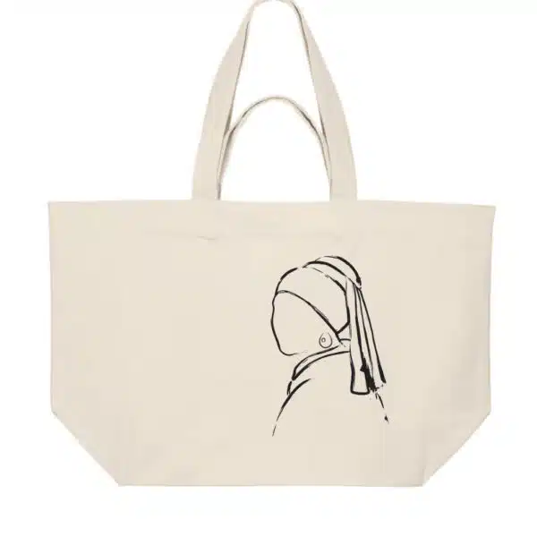 Tas canvas Meisje met de parel