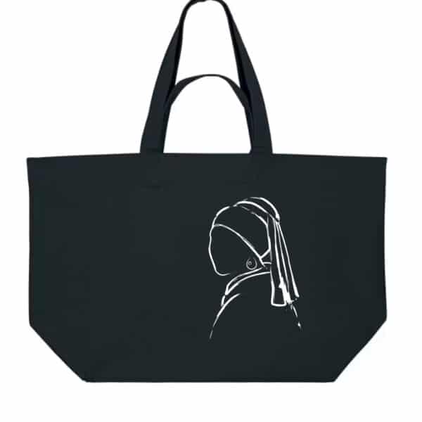 Tas canvas Meisje met de parel