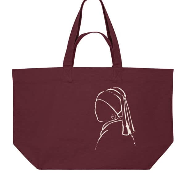 Tas canvas Meisje met de parel
