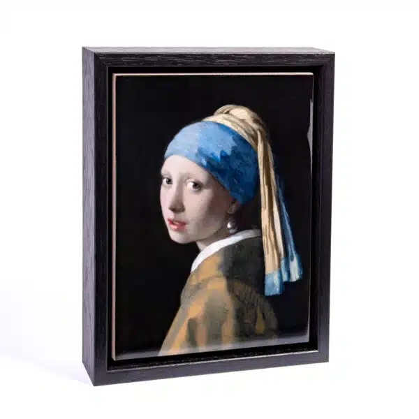 Tegel met lijst Meisje met de parel