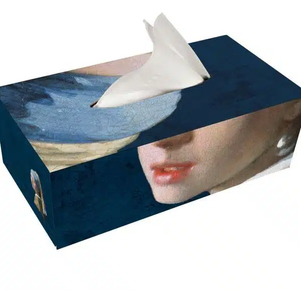 Tissuebox houder Meisje met de parel - Vermeer