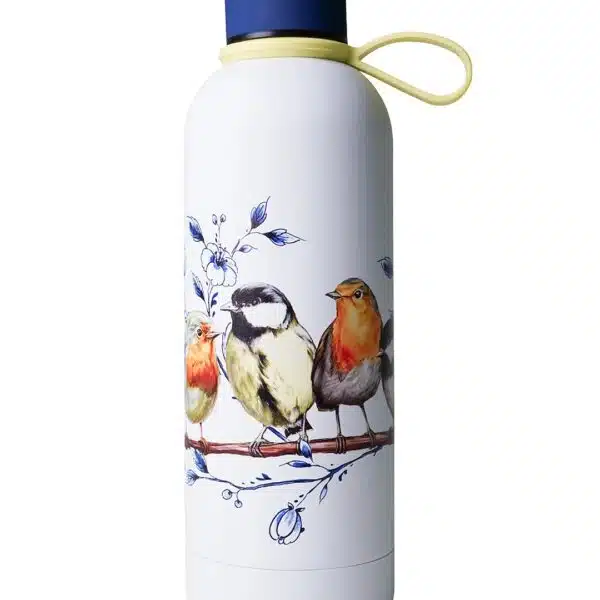 Waterfles Bosvogels - Geïsoleerd - RVS - 500 ml